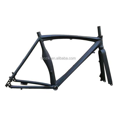 China Road Bikes TAOZIK Direct Ship Aluminum Alloy Disc Brake 44 Mm R5 700C 48 52 Racing Bike Frame With Fork for sale