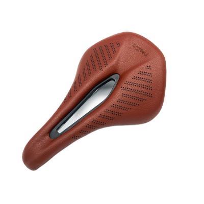 China ORIGINAL Memory Top Custom Sponge Materials DESIGN Microfiber Leather Rail 165mm Breathable Bicycle Racing Saddle for sale