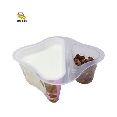 China Single Wall Irregular Plastic Fine Disposable Party Food Cups With Lids Thickness 0.5-1.5mm for sale