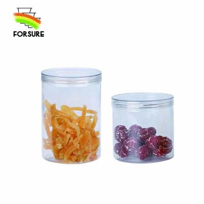 China recyclable & Diameter 99mm 680ml 24oz 1000ml 35oz Unbreakable Wholesale Food Packaging Plastic Jar With Aluminum Sealing for sale