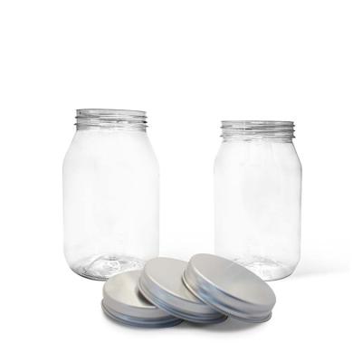 China recyclable & 500ML Unbreakable Clear Plastic Jars For Food Storage Plastic Jars Wholesale Food Grade Jar Packaging Plastic for sale