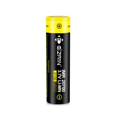 China Toys Efan 20700 3100mAh 30/40A Battery 3.6v 3.7V Lithium Ion Battery for sale