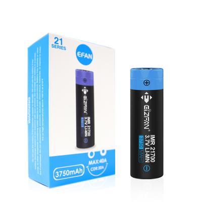 China Toys mod use 21700 battery 3750mah 3.7V lithium ion rechargeable battery for sale