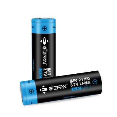 China Toys Efan Factory Price High IMR Amp Battery 3750mah 21700 Rechargeable Battery for sale