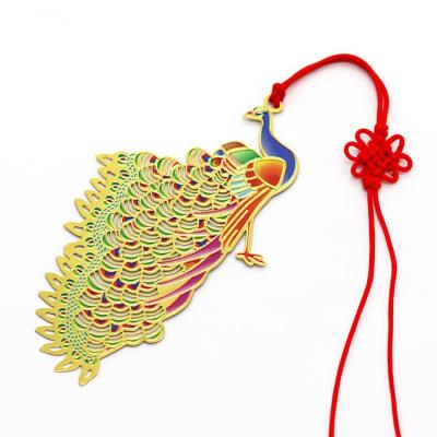 China China Butterfly Metal Bookmark Gold Foil Animal Bookmark For Books for sale