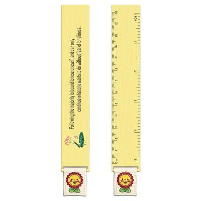 China Landmark Keepsake Gift Custom Any Logo Personalized Metal Ruler Etching for sale