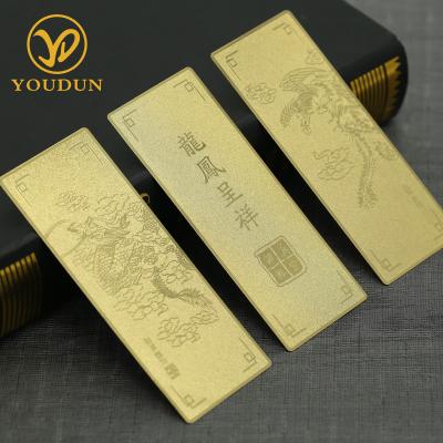 China Professional Custom Design China Hot Selling Blank Logo Brass Metal Nameplate Card for sale