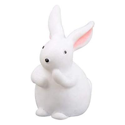 China Decoration Mini Animals Miniature Rabbit Easter Figurines Animals Model DIY Mini Greenhouse Opens Ornament Accessories For Home Decor for sale