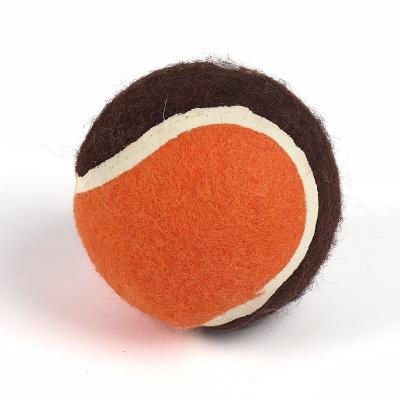 China Large and medium dog pet dog factory toys stocked interactive sounding dog tennis ball wholesale for sale