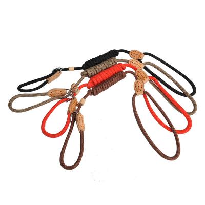 China Viable Ready To Ship Min Order Quantity P 0.6cm 0.8cm 1.0cm 1.4cm Low Dog Rope Nylon 1.6cm Chian Leash for sale