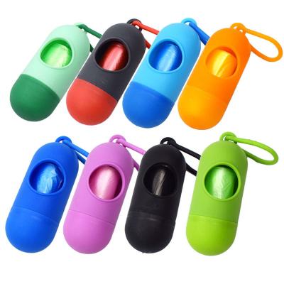 China Cheap Price Sustainable Many Colors Portable Eco-friendly Pet Dog Poop Bag Waste Poop Bag Dispenser Custom Poop Bag Holder for sale