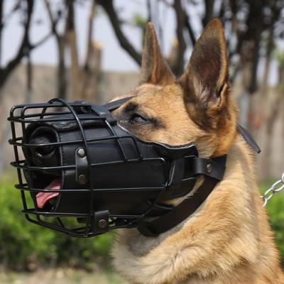 China Viable Tactical Medium Large Size Dog Muzzle Muzzle For K9 Police Force Training Special Blow Against Suspects Dog Training Supplies for sale