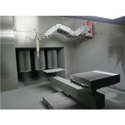 China Atomatic factory spraying robot arm jet electrostatic paint line to equip for sale