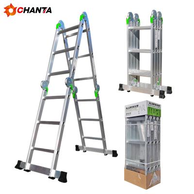 China CHANTA 14-in-1 Multi-Use Folding Ladders Household Aluminum Indoor Daily Use Universal Extendable Ladder for sale