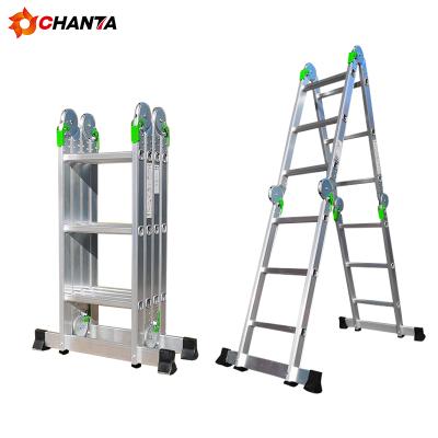 China High Quality Universal Ladder Hinges Folding Ladders Aluminum Large Stepped Stairs Universal for sale