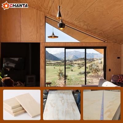 China 12mm modern construction customizable plywood sheet commercial cdx pine veneer plywood for sale