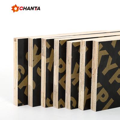 China Modern factory wholesale direct construction 18mm black shuttering plywood 2-25mm from China for sale