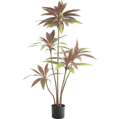 China Minimalist GL-6413 Height 152cm Quality Iron Plant Fake Tree Plants Red Red Banana Living Room Decoration Artificial Plant for sale