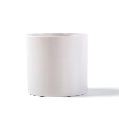 China New modern melamine flowerpot cylindrical large diameter plastic basin en venta