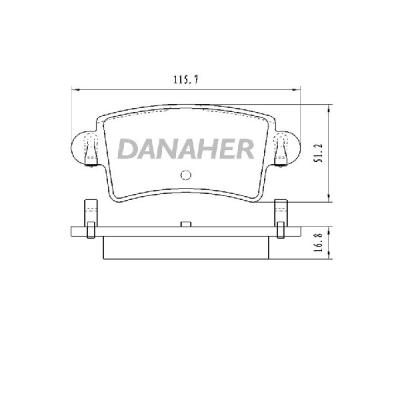 China Low-metallic Semi-metallic Ceramic Brake Pads Set For Auto Brake Systems High Quality OEM 4406000QAE/7701206763 FOR NISSAN for sale