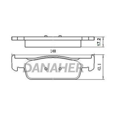 China High Quality Auto Brake Systems Brake Pad OEM 410605612R / 04465-5612R FOR CITROEN and RENAULT NERVOUS BOX for sale