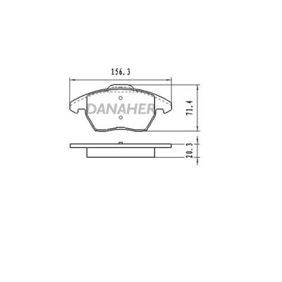 China Brake Guard for OEM High Quality Auto Brake Circuits 5C0698151A/5K0698151A FOR AUDI and SEAT A1 (8X1 for sale