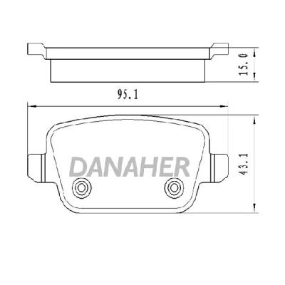 China Low-metallic semi-metallic ceramic brake pads set for high quality auto brake systems OEM 1439867 FOR FORD LAND ROVER VOLVO for sale