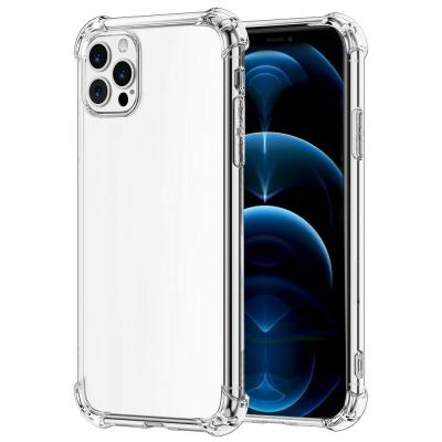 China OEM 1.5 Mm Clear Shockproof TPU Transparent Phone Case Cover Customed For Iphone 13Pro Max for sale