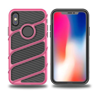 China Japanese and Korean Wholesale Simplicity Mobile Phone Accessories TPU Style PC Shockproof Phone Case For iPhone X Case for sale