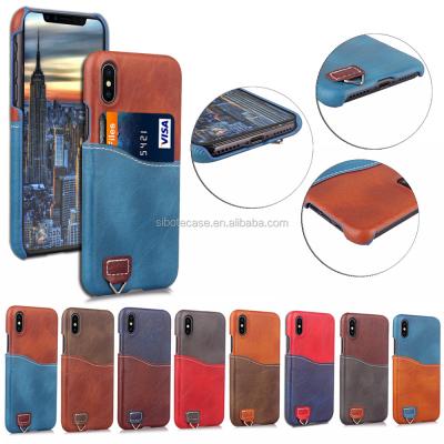 China Protect Your Case 2019 New Fashion Quality Wallet Card Slots Leather Back Phone Case For Iphone xs Max for sale