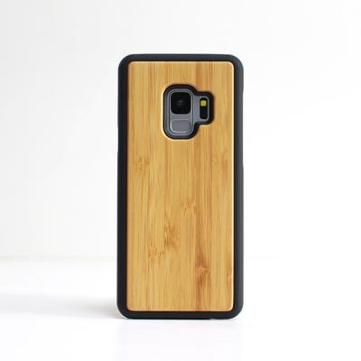 China Type warm shockproof protective wooden phone case cover,bamboo tpu phone back cover case for Samsung S9/S9plus for sale