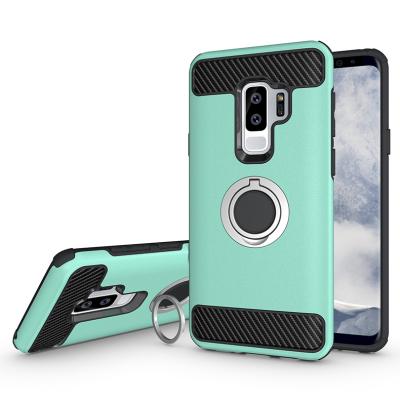 China New Style Scratch-proof Cover Devices for Samsung, Rotating Ring Phone Case with Hand-Mounted Bracket for Samsung Galaxy S9/S9p for sale