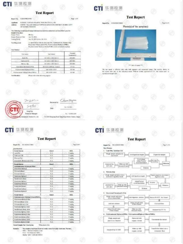 CTI Test Report - Suzhou Tantara Plastic Products Co.,Ltd