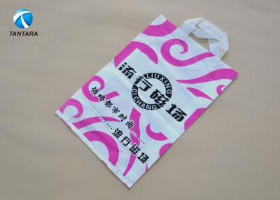 China Biodegradable polythene clothes bags with custom logo printing for sale