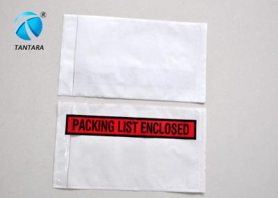 China Waterproof Shipping Packing List Enclosed Envelopes with self adhesive for sale