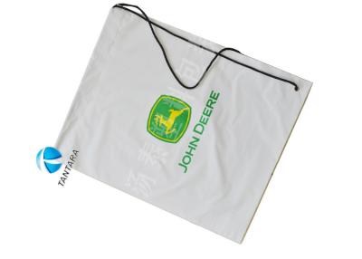 China PP Rope Wearing Plastic Drawstring Bags , recycled shopping bags custom for sale