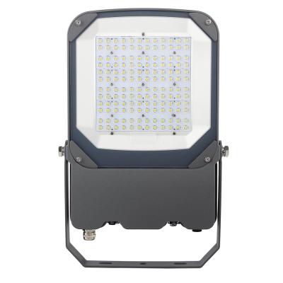 China Sports Stadiums Luminous Slim Lens LED Floodight 100W 140lm/W IP66 Waterproof 5 Years Warranty for sale