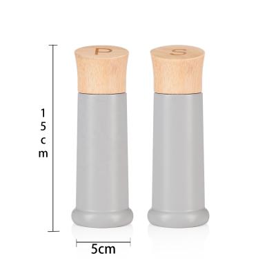 China Sustainable New Design Salt and Pepper Grinder Set Pepper Mill Instrument 2021 Manual Mill Set for sale