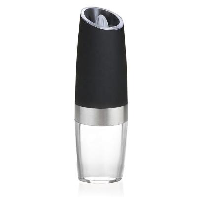 China Amazon Selling Gravity Salt and Pepper Grinder Sustainable Hot Electric Salt Mill Crusher for sale