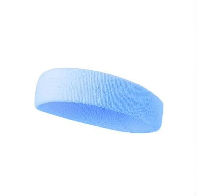 China Wholesale HM-DX1006 Custom Made Breathable Material No Minimum Elastic Terry Cloth Sport Headband Breathable Headband for sale