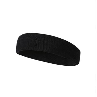 China ##Wholesale High Quality Custom Logo Yoga Elastic Sport Polyester Cloth Headband Breathable Material For Tennis for sale