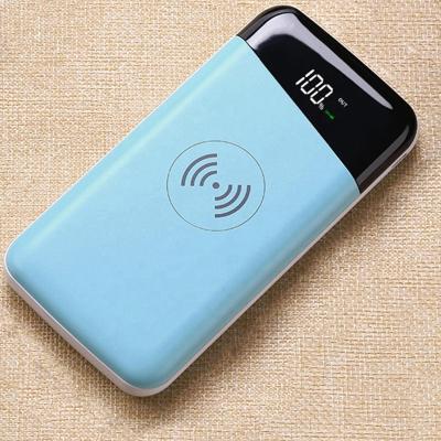 China BOLOMI 20W+22.2W PD Mirror Design Slim Indoor Outdoor PD 10000mah Fast Charging Wireless Power Bank with Digital Display for sale