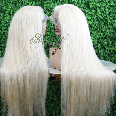 China Body Wave 13*6 613 hd brazilian hair transparent lace frontal wig, natural blonde wig full lace front human hair vendors for sale