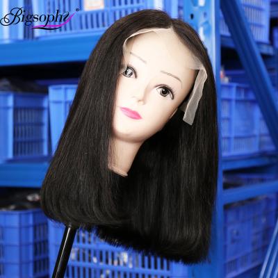 China Cheap Short Silky Straight Bob Hair Transparent Hd Lace Human Hair Wig, 12-16inch Mink Brazilian Hair Wig, Short Bob Lace Frontal Wigs For Black Women for sale