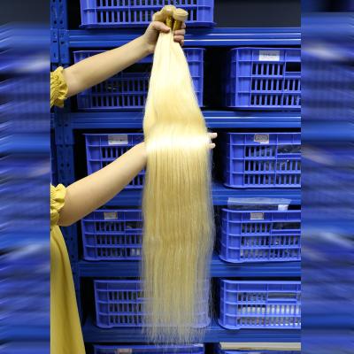 China Silky Straight Wave Blonde 613 Bundles With Frontal Closure, 613 Brazilian Hair Bundles Blonde Hair Bundles, 613 100% Virgin Hair Original Seller for sale