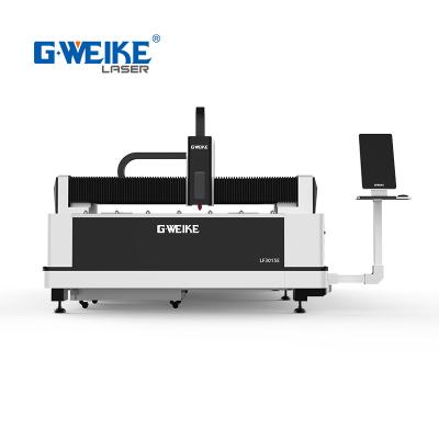 China Hot Selling SERVOMOTOR G.WEIKE 3015E 1500W Stainless Steel Price CNC Iron Fiber Laser Cutting Machine For Sale for sale