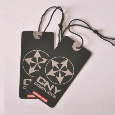 China Other ZD Custom High Quality Tags Paper Hang Tags Printed Own Logo, Garment Accessories Clothing Hang Tag for sale