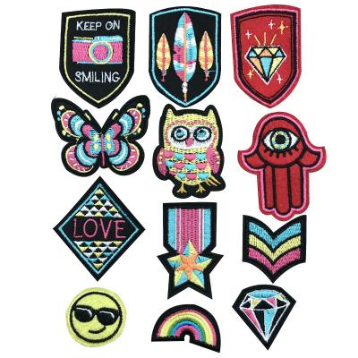 China Other ZD Manufacturers Wholesale Spot Butterfly, Owl, New Brick Badge Cloth Patch for sale