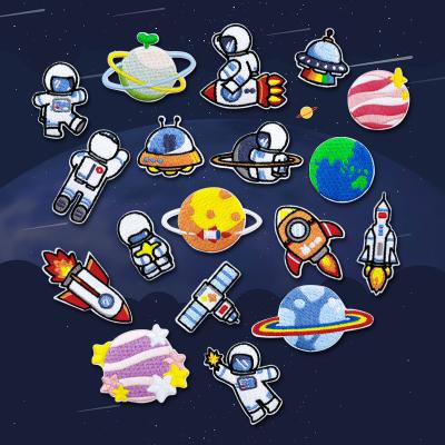 China Other ZD Amazon hot sale kids astronauts universe planet embroidery patches for astronomy interest group for sale