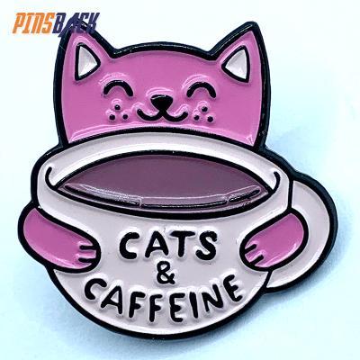 China Europe custom soft enamel pins die bumped lapel pins for clothing badge cute anime maker soft enamel rubber backing pins for sale